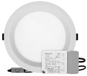 Faro LED da Incasso 60W Foro Ø210mm Bianco CCT IP54 con driver Philips Colore Bianco Variabile CCT