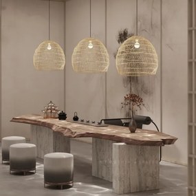 Immax 08261L - Lampadario sospeso con cavo BOHO DELICADO 1xE27/40W/230V Ø 60 cm