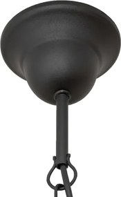 Lampadario a catena MALBO 8xE14/10W/230V nero