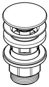 GROHE 40824000 - Set di scarico, finitura cromo lucido