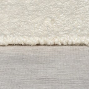 Tappeto color crema/di colore naturale in misto lana tessuto a mano 200x300 cm Eric Checkboard – Flair Rugs
