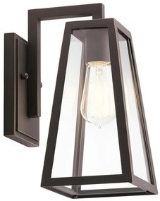 Applique rustico da esterno KL-DELISON-S-RZ bronzo IP44 1X E27 ELSTEAD