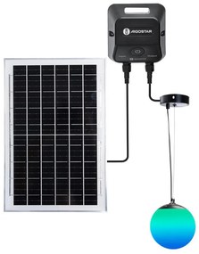Aigostar-LED RGBW Lampadario solare MESH 35W/3,7V 8000 mAh 2700K-6500K IP65 d. 50 cm