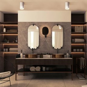 Faretto LED RGBW dimmerabile per bagno TURYN 1xGU10/6,5W/230V IP44 bianco