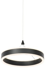 Lampada a sospensione nera 30 cm con LED a 3 livelli di dimmerazione - Lyani