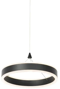 Lampada a sospensione nera 30 cm con LED a 3 livelli di dimmerazione - Lyani