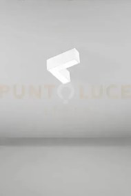 Giunto a l plafoniera in alluminio bianco grid led 10w cct 3000k 40...