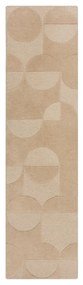Tappeto beige in lana 60x230 cm Gigi - Flair Rugs