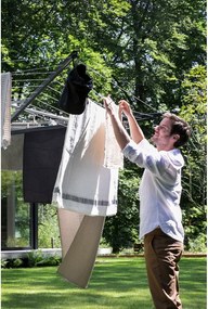 Stendino da giardino color antracite 50 m Topspinner – Brabantia