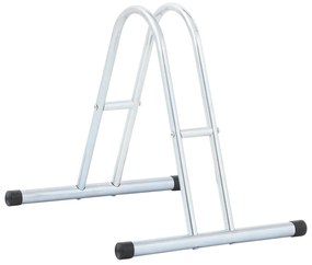 Supporto Per 1 Bici Da Pavimento Autoportante Acciaio Zincato /