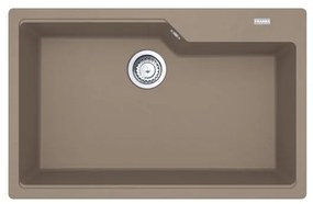 Lavello integrato 1 vasca FRANKE Urban fragranite L 50 x L 78 cm marrone