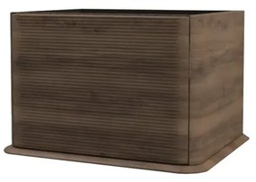 Mobile da bagno sospeso sotto lavabo Bohemia L 64 x H 42 x P 50 cm noce laccato opaco, 1 cassetto BADEN HAUS