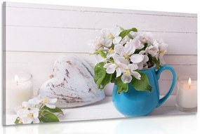 Quadro su tela – Fiori nel vaso