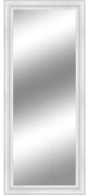 Specchio rettangolare in legno bianco 62 x 162 cm