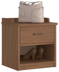 Panca Da Corridoio Sandnes 45x40x50 Cm Legno Massello Di Pino /