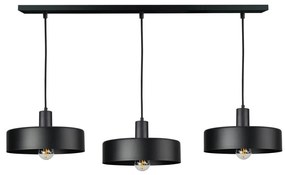 Lampadario con cavo ARCANE 3xE27/60W/230V nero