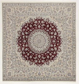 Nain Tappeto 210x220 (Iran) Annodato A Mano