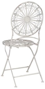 Set da balcone 2 posti metallo bianco SCAFA Beliani