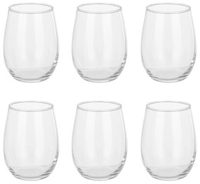 Set 6 bicchieri trasparenti 350 ml Amber Pasabahce