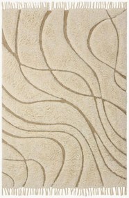 Tappeto in lana artigianale con struttura in rilievo Kota