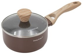 Casseruola 16 cm marrone Cooking Therapy 1 manico e coperchio