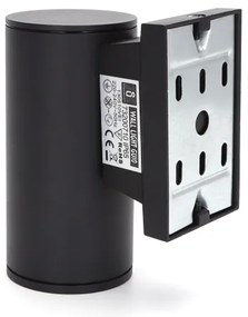 Aigostar - Applique da esterno 1xGU10/230V nero IP65 arrotondato