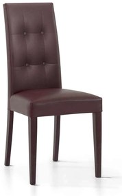 JACQUELYN - sedia moderna ecopelle con 4 bottoni