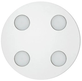 Plafoniera design Phanteon Ø 40 cm bianco IP20, 4XGX53