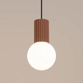 Sollux SL.1734 - Lampadario a sospensione con filo HALO 1xG9/8W/230V diametro 12 cm marrone