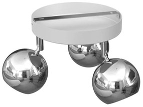 Luce Spot COMET 3xGU10/8W/230V bianco/cromo lucido