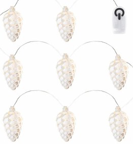 Decorazione natalizia luminosa 8 lampadine lunghezza totale 120 cm Celina – Sirius