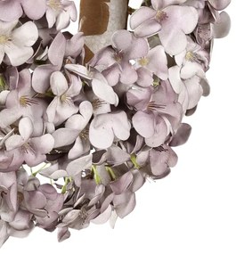 Eglo 428207 - Corona di fiori artificiali SOLVANG diametro 35 cm viola