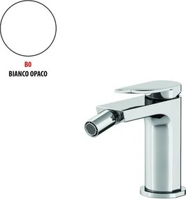 Rubinetto per bidet getto aerato Soffio GATTONI RUBINETTERIA bianco opaco con piletta