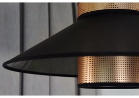 Duolla - Lampadario a plafone RIO SHINY 1xE27/15W/230V diametro 45 cm nero/rame