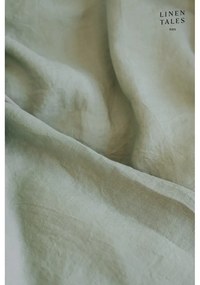 Lenzuolo di lino verde per bambini Natura, 60 x 120 cm Sage - Linen Tales