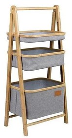 Rastrelliera pieghevole con cestini