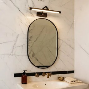 Illuminazione a LED per specchio da bagno VINCI LED/15W/230V 60 cm IP44 nero