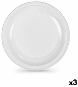 Set di piatti riutilizzabili Algon Bianco Plastica 28 x 28 x 1,5 cm (36 Unità)