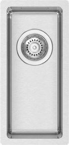 Lavello 1 vasca in inox argento RODI Box Lux 17 piletta tonda L 21 x L 44 cm