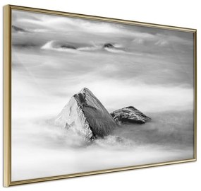 Poster Loneliness II  Cornice Quadri Cornice d'oro, Larghezza x Altezza Home decor 45x30