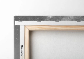 Quadro su tela – Cielo stellato sopra un albero solitario in bianco e nero