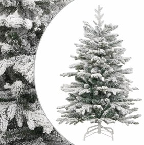 Albero di Natale Artificiale con Neve Fioccata Incernierato, Albero Natale Artificiale Incernierato con Neve Fioccata 180 cm III