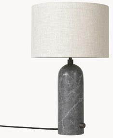 Lampada da tavolo grande con luce regolabile e base in marmo Gravity, varie misure