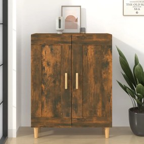 Credenza Rovere Fumo 69,5x34x90 Cm İn Legno Multistrato /