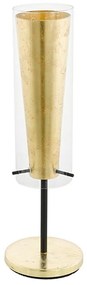 Eglo 97654 - Lampada da tavolo PINTO GOLD 1xE27/60W/230V