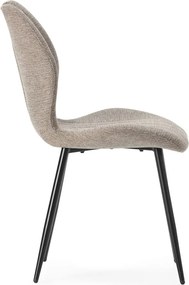 Set di 4 sedie da pranzo marrone chiaro Muli - Marckeric