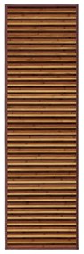 Passatoia in bambù di colore marrone-senape 60x200 cm - Casa Selección