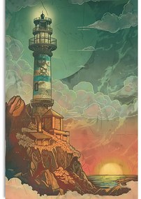 Quadro su tela – Faro da favola