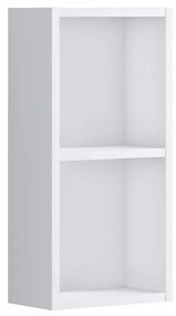 Pensile bagno Brera laccato opaco bianco P 17 x L 30 x H 60 cm