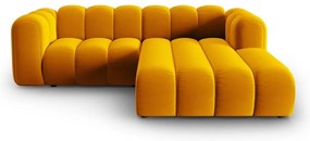 Divano angolare giallo ad angolo destro Lupine - Micadoni Home